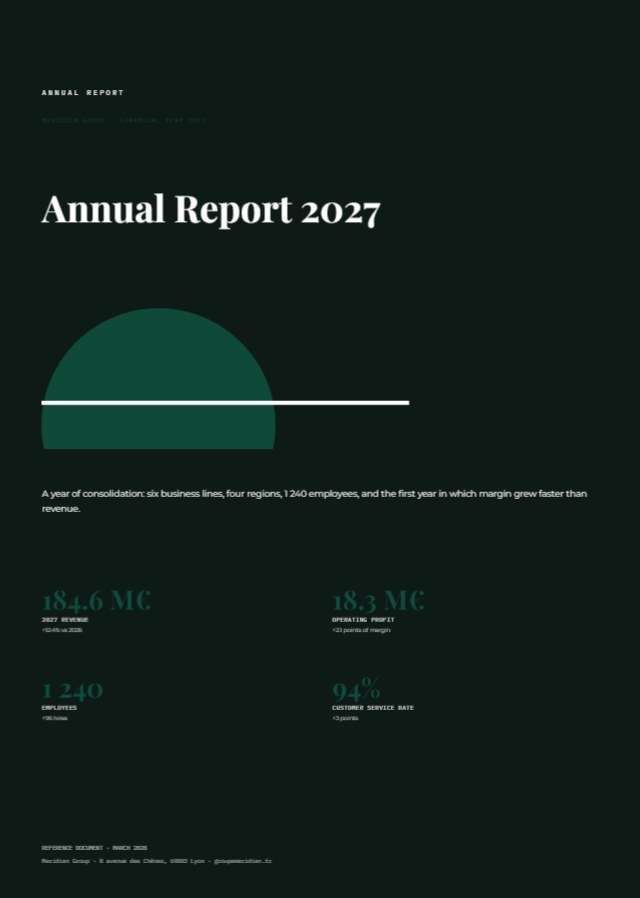 Annual Report — 210×297mm · 24 p.