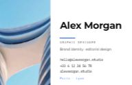 Business Card — 85×55mm · 1 p.