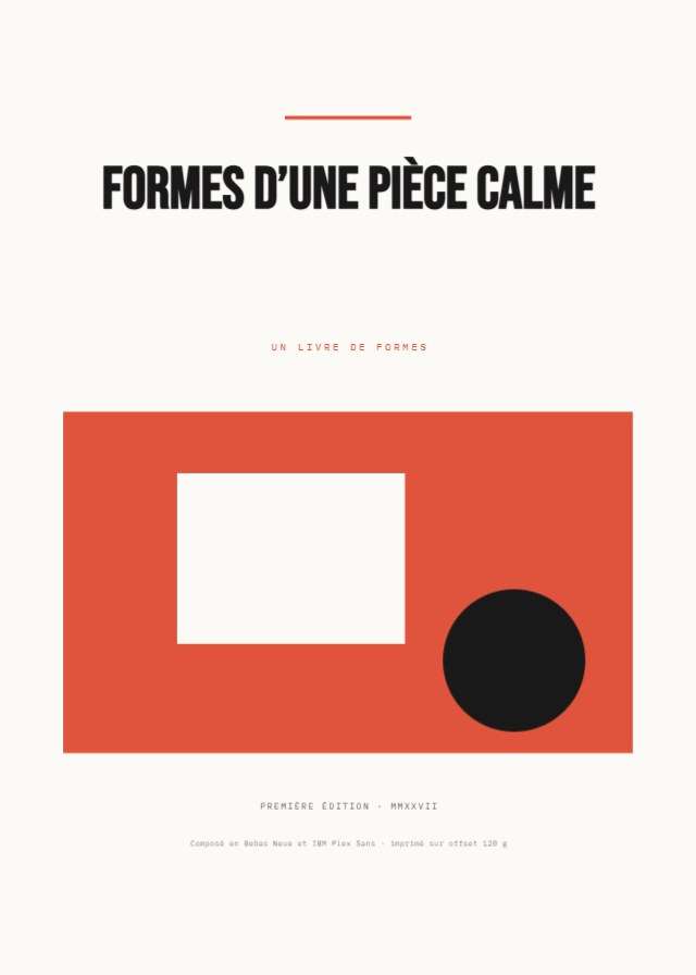 Livre de formes — 12p — 148×210mm · 12 p.
