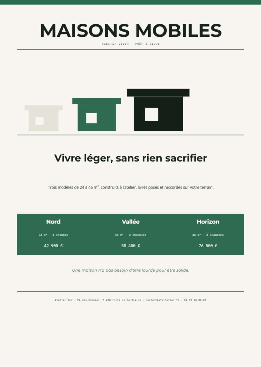 Maisons mobiles — 210×297mm · 2 p. · FR